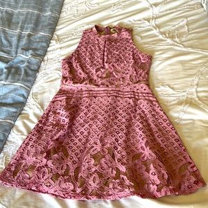Pink Lace Dress